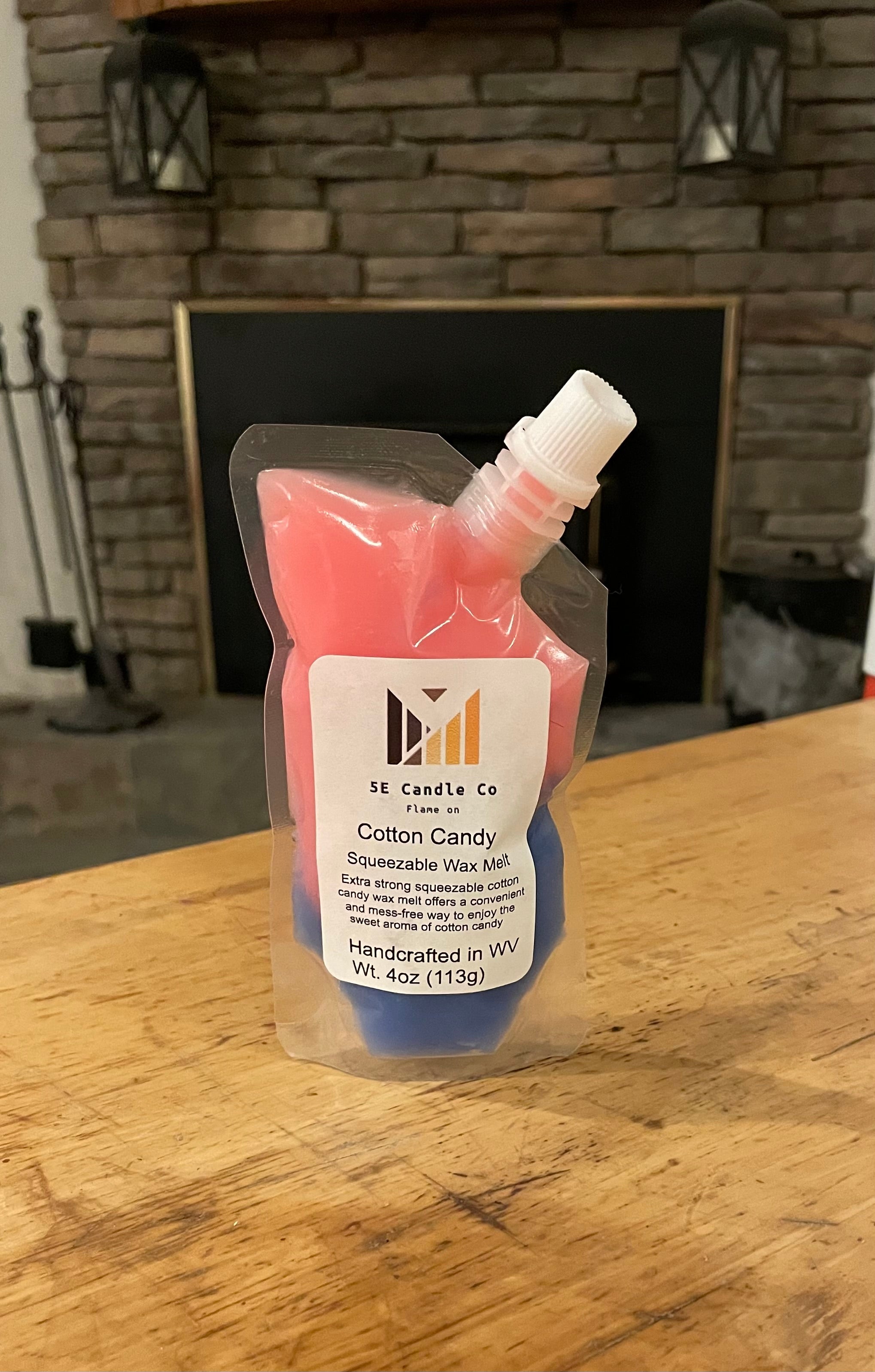 Cotton Candy squeezable wax melt (extra strong)Large 8oz